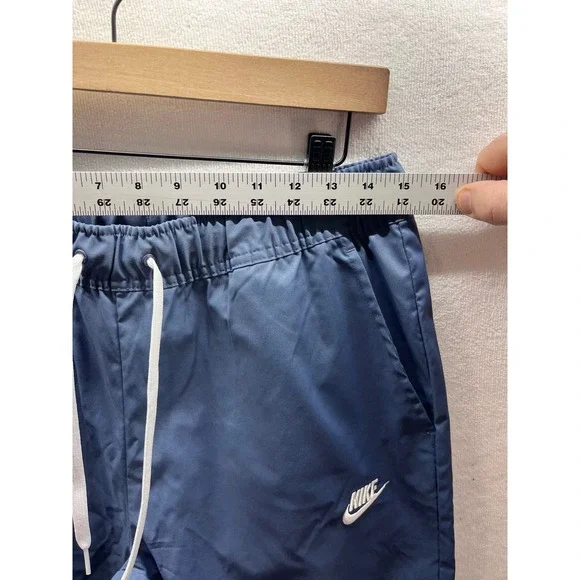 Nike Club Woven Tapered Mens M Blue Comfy Cool Drawstring 3163 - Picture 4 of 8